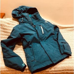 North Face Hyvent 3-in-1 Ski Jacket Women’s XS Teal